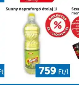 PRIVÁT Sunny napraforg étolaj ajánlat