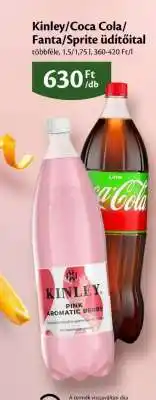 EcoFamily Kinley/Coca Cola/Fanta/Sprite üdítőital ajánlat