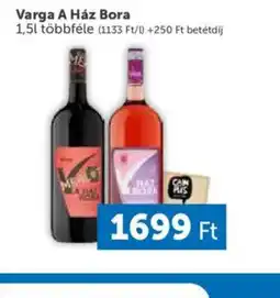 PRIVÁT Varga A Ház Bora ajánlat