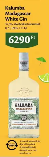 EcoFamily Kalumba Madagascar White Gin ajánlat