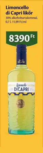 EcoFamily Limoncello di Capri likőr ajánlat