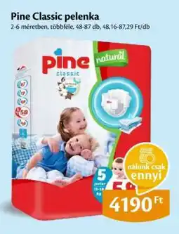 EcoFamily Pine Classic pelenka ajánlat