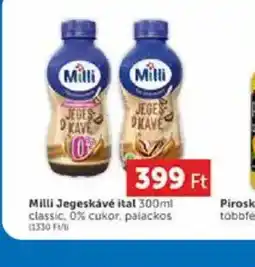PRIVÁT Milli Jegeskávé ital ajánlat