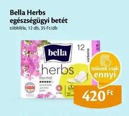 EcoFamily Bella Herbs egészségügyi betét ajánlat