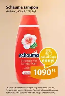 EcoFamily SCHAUMA Sampon ajánlat