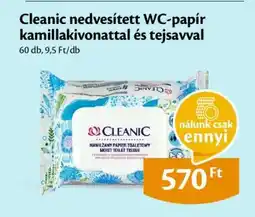 EcoFamily Cleanic nedvesített WC-papír kamillakivonattal és tejsavval ajánlat