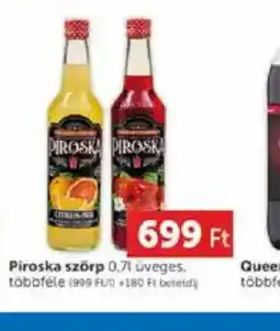 PRIVÁT Piroska szörp ajánlat