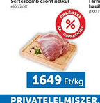 PRIVÁT Sertéscomb csont nélkül ajánlat