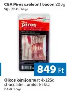 PRIVÁT CBA Piros szeletelt bacon ajánlat