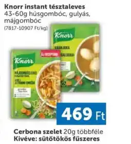 PRIVÁT Knorr instant tésztaleves ajánlat