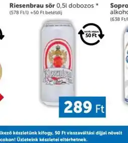 PRIVÁT Riesenbrau sör ajánlat
