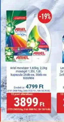 PRIVÁT Ariel mosszer ajánlat
