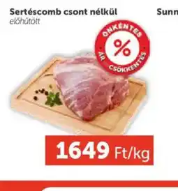 PRIVÁT Sertéscomb csont nélkül ajánlat