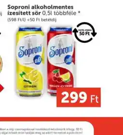 PRIVÁT Soproni alkoholmentes ízesített sör ajánlat