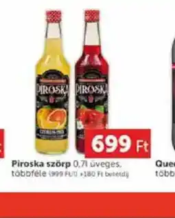PRIVÁT Piroska szörp ajánlat