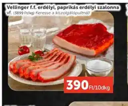 PRIVÁT Vellinger f.f. erdélyi, paprikás erdélyi szalonna ajánlat