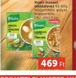 PRIVÁT Knorr instant tésztaleves ajánlat