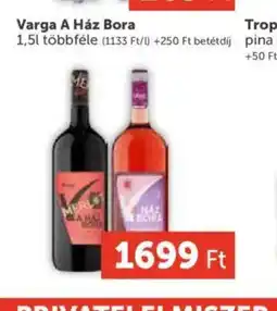 PRIVÁT Varga A Ház Bora ajánlat