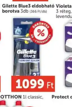 PRIVÁT Gillette Blue3 eldobhat borotva ajánlat