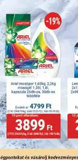 PRIVÁT Ariel mosszer ajánlat