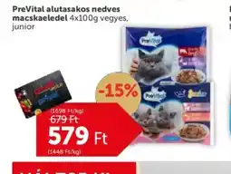PRIVÁT PreVital alutasakos nedves macskaeledel ajánlat