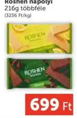 PRIVÁT Roshen nápolyi ajánlat