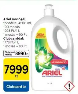 Tesco ARIEL MOSÓGÉL ajánlat