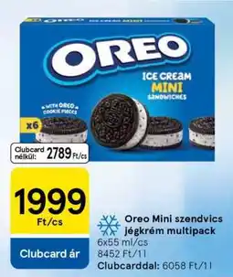 Tesco Oreo Mini szendvics jégkrém multipack ajánlat