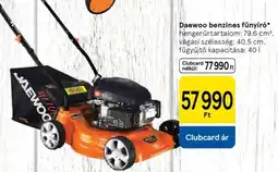 Tesco Daewoo benzinmotoros fűnyíró ajánlat