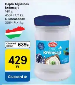 Tesco Hajdú Tejszínes Krémsajt ajánlat
