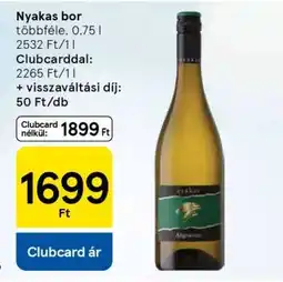 Tesco Nyakas bor ajánlat