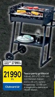 Tesco Tesco party grillkocsi ajánlat