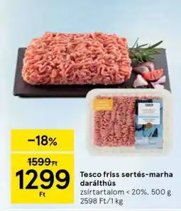 Tesco Tesco friss sertés-marha darálthús ajánlat