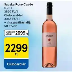 Tesco Sauska Rosé Cuvée ajánlat