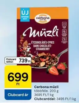 Tesco CERBONA Müzli ajánlat