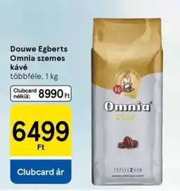 Tesco Douwe Egberts Omnia Szemes Kávé ajánlat