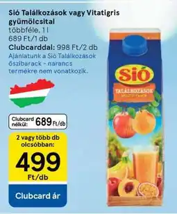 Tesco Sió Találkozások vagy Vitatigris gyümölcsital ajánlat