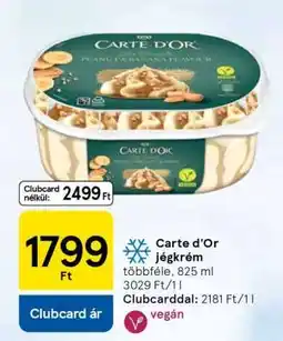 Tesco CARTE D'OR Jégkrém ajánlat