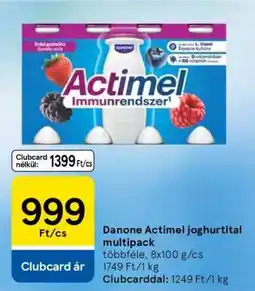 Tesco Danone Actimel joghurtital multipack ajánlat