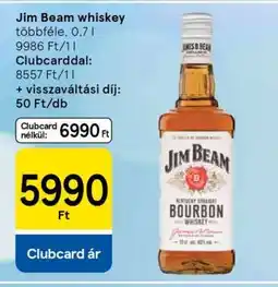 Tesco JIM BEAM WHISKEY ajánlat