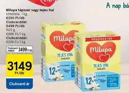 Tesco Milupa tápszer vagy tejes ital ajánlat