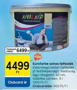 Tesco Eurofarbe színes falfesték ajánlat