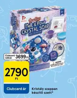 Tesco Kristály szappan készítő szett ajánlat