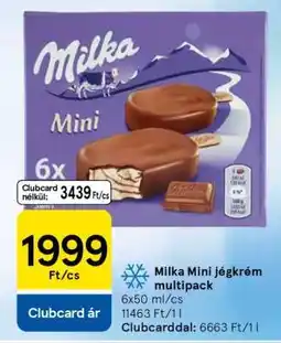 Tesco Milka Mini jégkrém multipack ajánlat