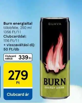 Tesco Burn energiaital ajánlat