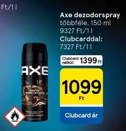 Tesco Axe dezodorspray ajánlat