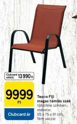 Tesco Tesco Fiji magas támlás szék ajánlat