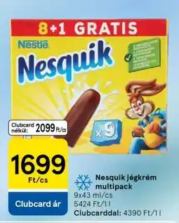 Tesco Nesquik jégkrém multipack ajánlat