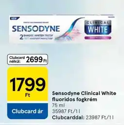 Tesco Sensodyne Clinical White fluoridos fogkrém ajánlat