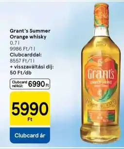 Tesco Grant’s Summer Orange whisky ajánlat